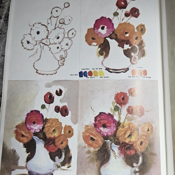 How to Draw and Pain Roses and Other Flowers HT130 Walter Foster Vintage Softcov - Picture 3 of 16